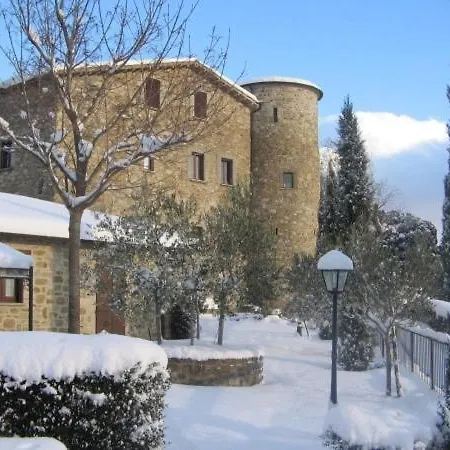 مزرعة للإقامة Castello Di San Vittorino غوبيو
